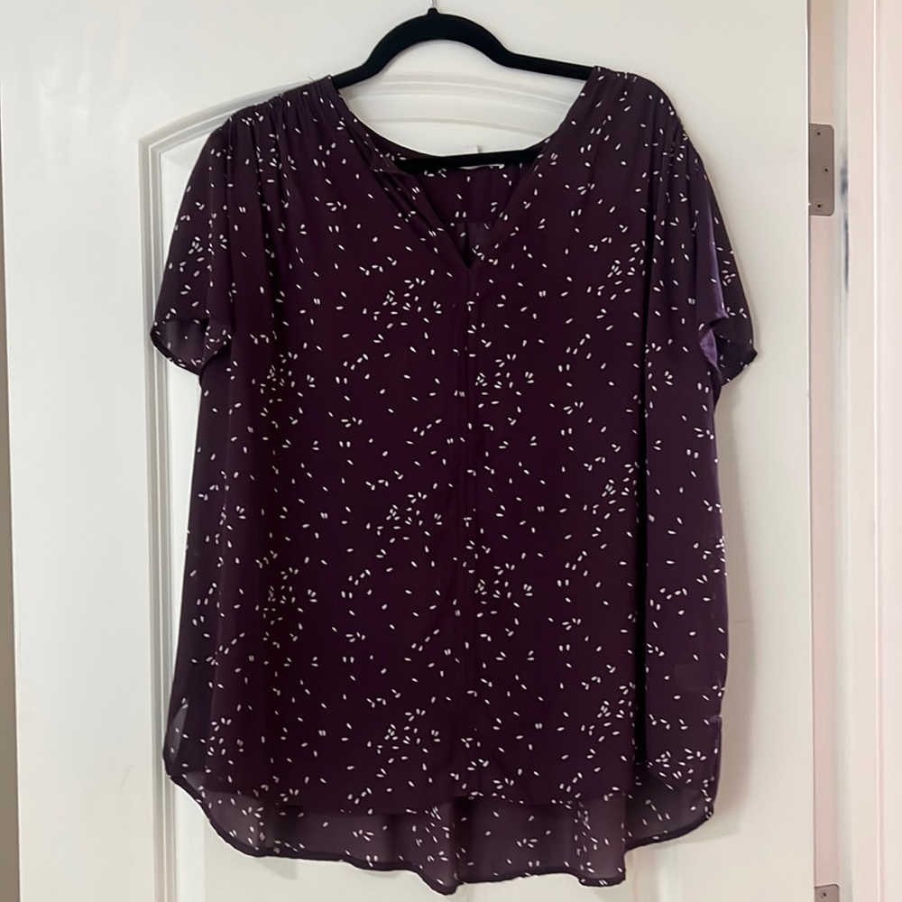 Linnette Split Neck Smocked Blouse